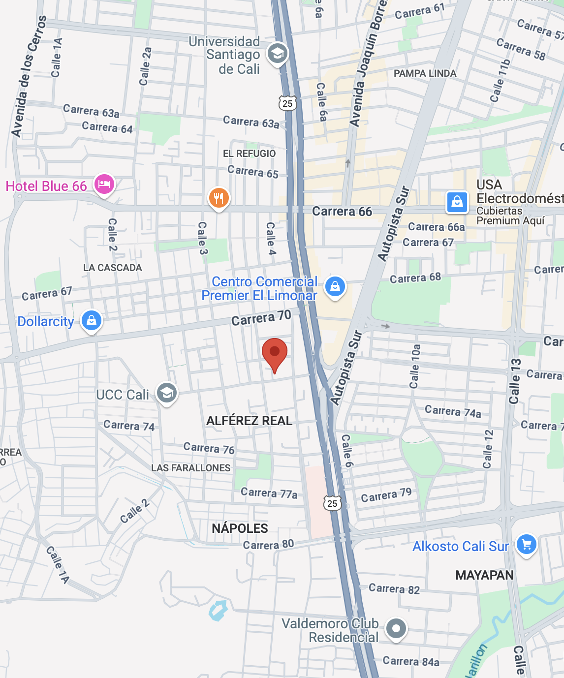 Lugar de reunión Iglesia en casa Cali